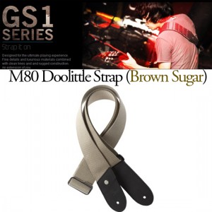 (지엠뮤직_스트랩) MONO Doolittle(Brown Sugar) 모노 Guitar Strap 기타멜방 (M80-DLT-BRN)