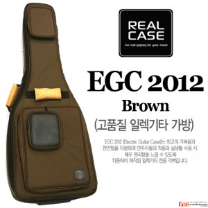 (지엠뮤직_케이스)RealCase EGC2012 Brown Case 고품질 일렉기타 가방 리얼케이스 케이스