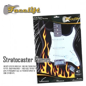 (지엠뮤직_스티커) Facelift Stratocaster Flames 페이스리프트 Sticker 액세서리