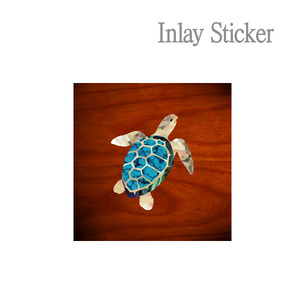 For Ukulele Sea Turtle-Head (No.152) 악기 스티커