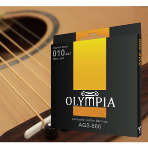 Olympia AGS-800 Extra Light 통기타줄 010-047