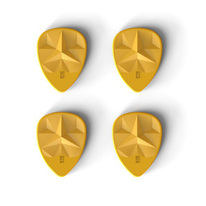 Rombo 4P Crisp 기타피크 1mm Honey Yellow RCRHY4