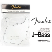 Jazz Bass 3ply White 재즈베이스픽가드 (099-1335-000)