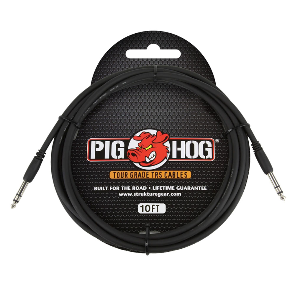 PIG HOG TRS 스테레오 밸런스 케이블 3m PTRS10