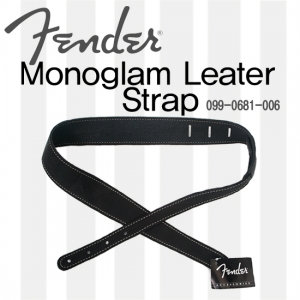 (지엠뮤직) Monogram Leather Strap BLK (099-0681-006) 스트랩
