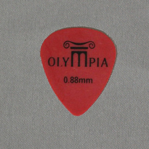 Olympia TOLTEX STANDARD 0.88mm 물방울 기타피크