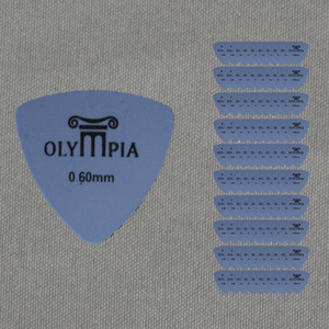 봉지(100개) Olympia TRIANGLE 0.60mm 통기타피크