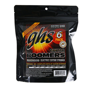 GHS Boomers Light GBL6 일렉기타줄 6팩 010-046