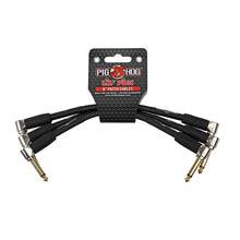 BLACK WOVEN 15cm 패치 케이블 Patch Cable 3Pack